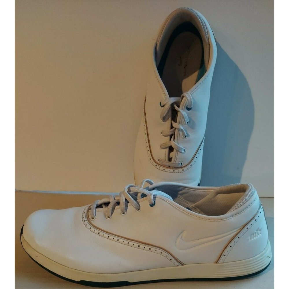Nike Lunar Duet Classic Golf (551458-100) Shoes Womens Size 11 White